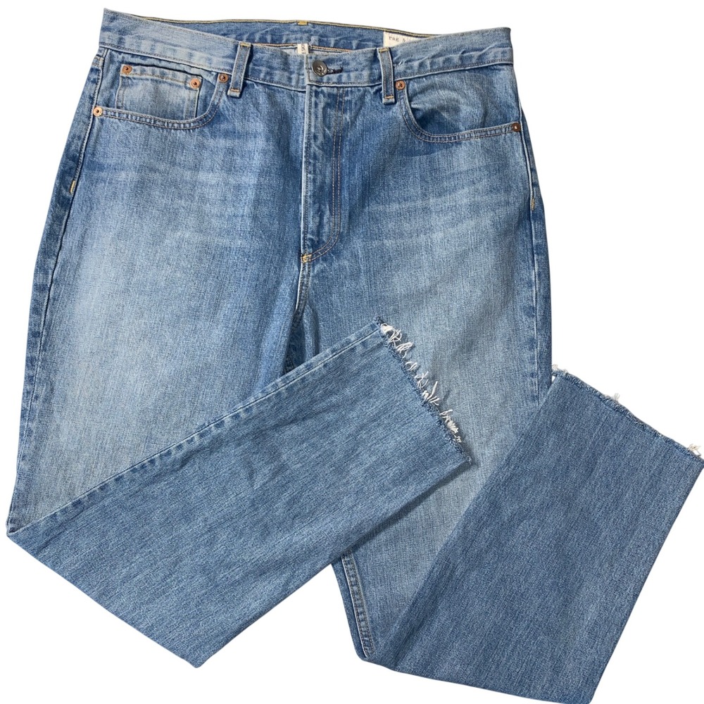 Rag Bone Jean Helena High Rise‎ Ankle Skinny Jeans Light Wash Distressed Size 30